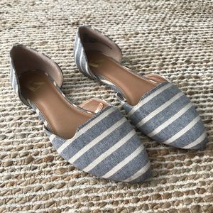 Pointed Striped Flats